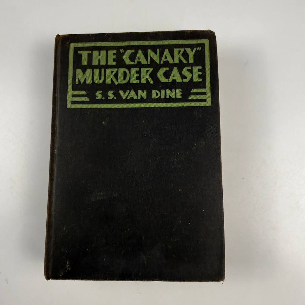 Antique The Canary Murder Case by S.S. Van Dine 1927 1st Edition Vintage